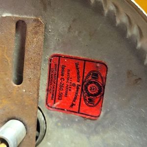 Pair of hanging lights about 14 inch tall 2 glass fog lights